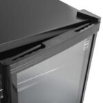 METRO Professional Mini-Kühlschrank GPC1046, Edelstahl/Glas, 43 x 48 x 51.5 cm, 46 L, schwarz – Bild 4