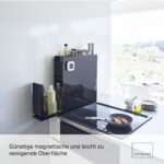 Ordnung Pro Ausziehbares 2-stöckiges Gewürzregal, Stahl/Polypropylen, Schwarz – 12,5 x 50–93 x 52,5 cm – Bild 8