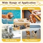 Hundehandtuch, 2 Stück Hundehandtuch Extra Saugfähig für Hunde Und Katzen, Grau Schnelltrocknend Haustier Mikrofaser Handtücher, 75 x 35 cm Hunde Handtuch für Katzen, Hunde Oder Andere Haustiere – Bild 6