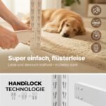Ordnung Pro Schwerlastregal Lagerregal mit verstellbaren MDF-Böden, Weiß – 40 x 90 x 180 cm – Bild 8