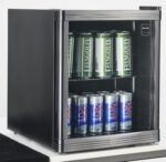 METRO Professional Mini-Kühlschrank GPC1046, Edelstahl/Glas, 43 x 48 x 51.5 cm, 46 L, schwarz – Bild 5